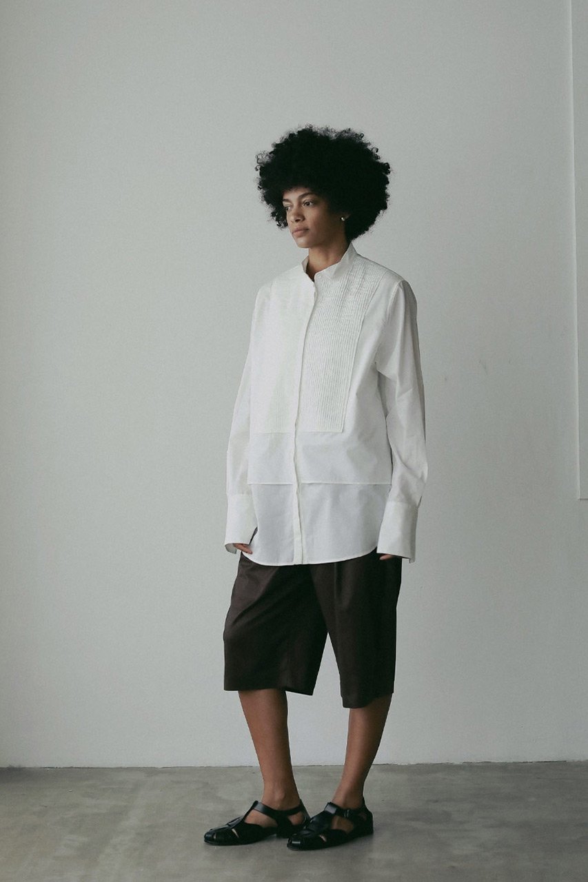 【ハー/HER.】の【8/28 12:00販売開始】ピンタックシアーブラウス 人気、トレンドファッション・服の通販 founy(ファニー) 　ファッション　Fashion　レディースファッション　Fashion for Women　トップス・カットソー　Cut & Sew Tops　シャツ・ブラウス・オフィスカジュアル　Elegant Blouses & Button-Ups　2025年　2025　2025-2026秋冬・A/W　Autumn/Winter 2025–26 AW25–26　シアー　Sheer, See-Through　スリーブ　Sleeve, Long Sleeve / Short Sleeve　フロント　Front, Front Design　ロング　Long, Long-Length　秋　Autumn　A/W・秋冬　Autumn/Winter　other-2|ID: prp329100004648545 ipo3291000000033562556