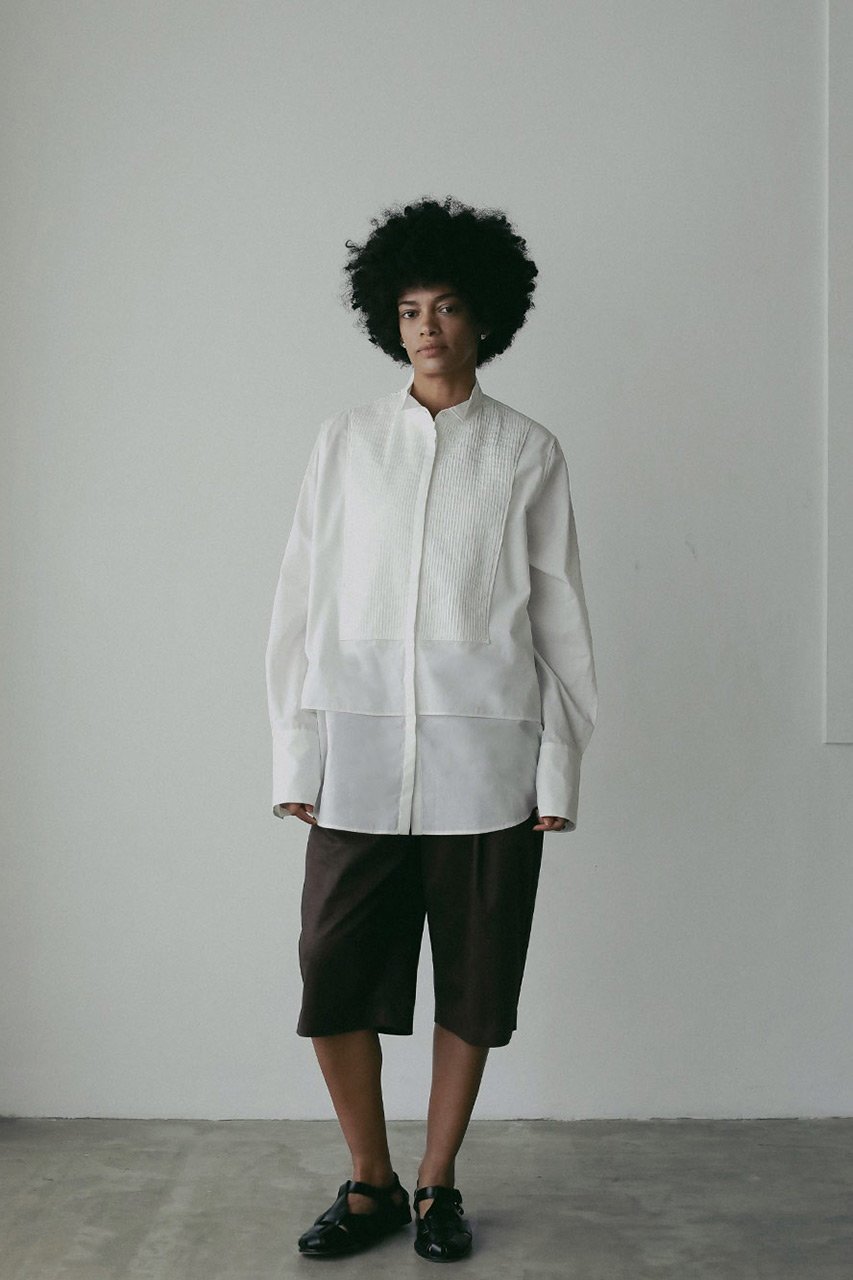 【ハー/HER.】の【8/28 12:00販売開始】ピンタックシアーブラウス 人気、トレンドファッション・服の通販 founy(ファニー) 　ファッション　Fashion　レディースファッション　Fashion for Women　トップス・カットソー　Cut & Sew Tops　シャツ・ブラウス・オフィスカジュアル　Elegant Blouses & Button-Ups　2025年　2025　2025-2026秋冬・A/W　Autumn/Winter 2025–26 AW25–26　シアー　Sheer, See-Through　スリーブ　Sleeve, Long Sleeve / Short Sleeve　フロント　Front, Front Design　ロング　Long, Long-Length　秋　Autumn　A/W・秋冬　Autumn/Winter　other-3|ID: prp329100004648545 ipo3291000000033562557