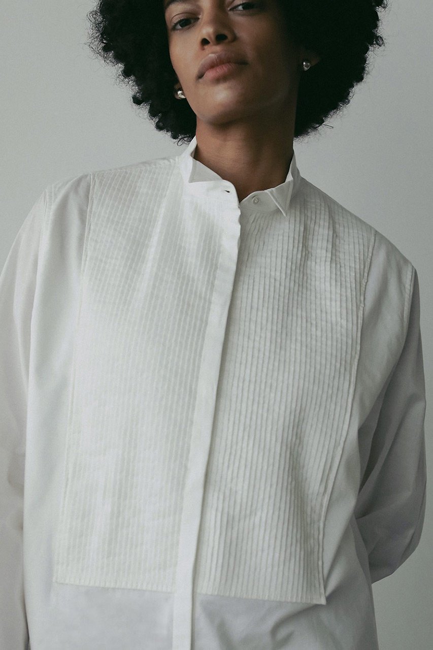 【ハー/HER.】の【8/28 12:00販売開始】ピンタックシアーブラウス 人気、トレンドファッション・服の通販 founy(ファニー) 　ファッション　Fashion　レディースファッション　Fashion for Women　トップス・カットソー　Cut & Sew Tops　シャツ・ブラウス・オフィスカジュアル　Elegant Blouses & Button-Ups　2025年　2025　2025-2026秋冬・A/W　Autumn/Winter 2025–26 AW25–26　シアー　Sheer, See-Through　スリーブ　Sleeve, Long Sleeve / Short Sleeve　フロント　Front, Front Design　ロング　Long, Long-Length　秋　Autumn　A/W・秋冬　Autumn/Winter　other-6|ID: prp329100004648545 ipo3291000000033562560