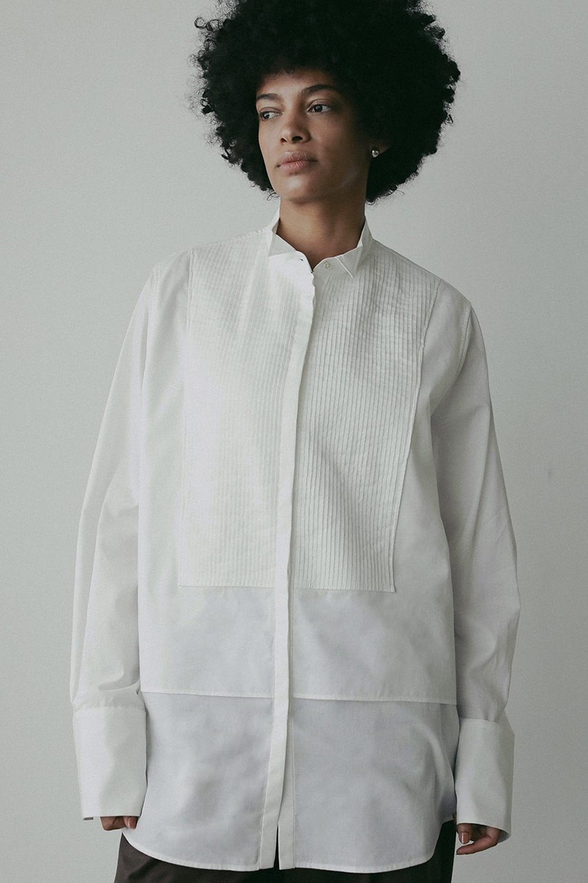 【ハー/HER.】の【8/28 12:00販売開始】ピンタックシアーブラウス 人気、トレンドファッション・服の通販 founy(ファニー) 　ファッション　Fashion　レディースファッション　Fashion for Women　トップス・カットソー　Cut & Sew Tops　シャツ・ブラウス・オフィスカジュアル　Elegant Blouses & Button-Ups　2025年　2025　2025-2026秋冬・A/W　Autumn/Winter 2025–26 AW25–26　シアー　Sheer, See-Through　スリーブ　Sleeve, Long Sleeve / Short Sleeve　フロント　Front, Front Design　ロング　Long, Long-Length　秋　Autumn　A/W・秋冬　Autumn/Winter　other-8|ID: prp329100004648545 ipo3291000000033562562