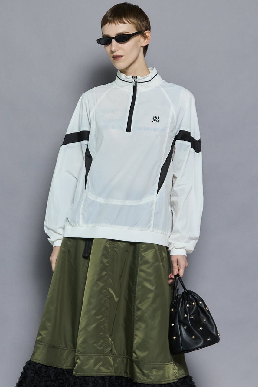 【メゾンスペシャル/MAISON SPECIAL】のRUSH Logo Nylon Sporty Tops/RUSHロゴナイロンスポーティートップス 人気、トレンドファッション・服の通販 founy(ファニー) 　ファッション　Fashion　レディースファッション　Fashion for Women　トップス・カットソー　Cut & Sew Tops　シャツ・ブラウス・オフィスカジュアル　Elegant Blouses & Button-Ups　アウトドア　Outdoor Clothing　コンパクト　Compact, Small Size　軽量　Lightweight, Ultra Light　スポーティ　Sporty, Casual Athletic　スリーブ　Sleeve, Long Sleeve / Short Sleeve　ベーシック　Basic, Essential　ロング　Long, Long-Length　A/W・秋冬　Autumn/Winter　旅行　Travel　2025年　2025　2025-2026秋冬・A/W　Autumn/Winter 2025–26 AW25–26　other-2|ID: prp329100004648546 ipo3291000000033562567