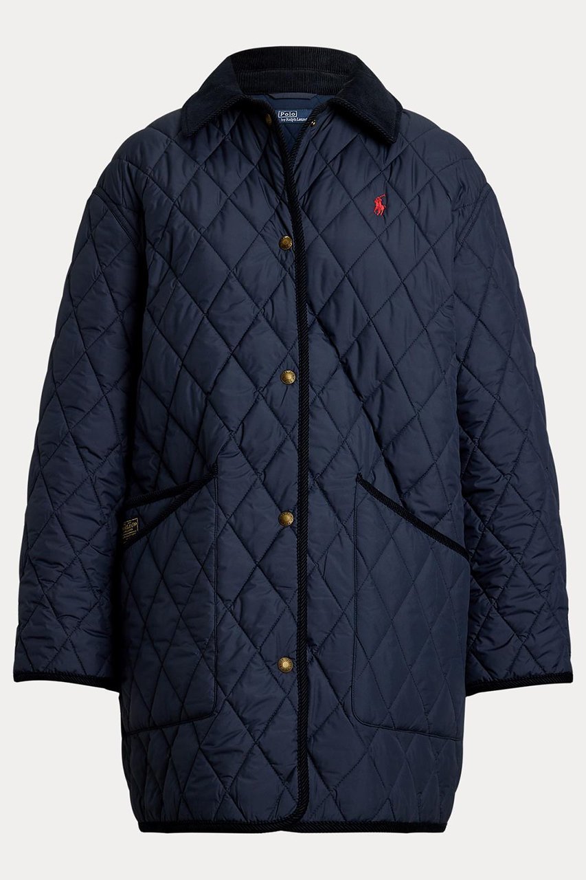 【ラルフローレン/RALPH LAUREN】の【POLO RALPH LAUREN】キルテッド バーン ジャケット インテリア・キッズ・メンズ・レディースファッション・服の通販 founy(ファニー) 　ファッション　Fashion　レディースファッション　Fashion for Women　アウター　Coat / Outerwear Collection　レディースジャケット・軽アウター　Jackets　ブルゾンジャケット・スポーティアウター　Blouson Jackets　2025年　2025　2025-2026秋冬・A/W　Autumn/Winter 2025–26 AW25–26　キルティング　Quilted, Quilting　クラシック　Classic, Timeless Style　コーデュロイ　Corduroy, Cord Fabric　ジャケット　Jacket, Outerwear　ダイヤモンド　Diamond, Brilliant Cut　ブルゾン　Blouson, Bomber Jacket　A/W・秋冬　Autumn/Winter　ネイビー|ID: prp329100004648549 ipo3291000000033562594