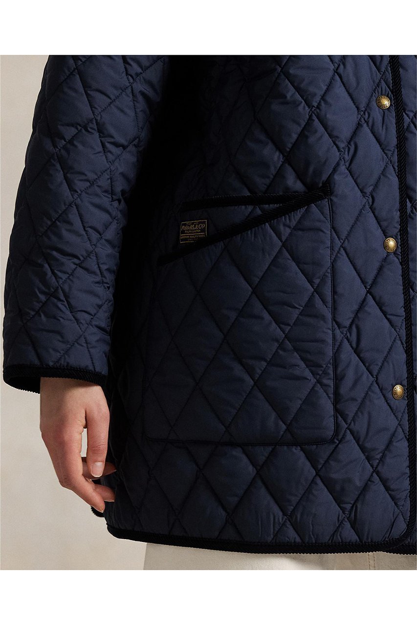 【ラルフローレン/RALPH LAUREN】の【POLO RALPH LAUREN】キルテッド バーン ジャケット 人気、トレンドファッション・服の通販 founy(ファニー) 　ファッション　Fashion　レディースファッション　Fashion for Women　アウター　Coat / Outerwear Collection　レディースジャケット・軽アウター　Jackets　ブルゾンジャケット・スポーティアウター　Blouson Jackets　2025年　2025　2025-2026秋冬・A/W　Autumn/Winter 2025–26 AW25–26　キルティング　Quilted, Quilting　クラシック　Classic, Timeless Style　コーデュロイ　Corduroy, Cord Fabric　ジャケット　Jacket, Outerwear　ダイヤモンド　Diamond, Brilliant Cut　ブルゾン　Blouson, Bomber Jacket　A/W・秋冬　Autumn/Winter　other-3|ID: prp329100004648549 ipo3291000000033562596