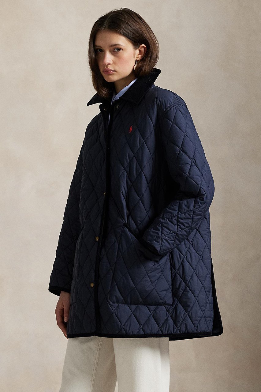 【ラルフローレン/RALPH LAUREN】の【POLO RALPH LAUREN】キルテッド バーン ジャケット 人気、トレンドファッション・服の通販 founy(ファニー) 　ファッション　Fashion　レディースファッション　Fashion for Women　アウター　Coat / Outerwear Collection　レディースジャケット・軽アウター　Jackets　ブルゾンジャケット・スポーティアウター　Blouson Jackets　2025年　2025　2025-2026秋冬・A/W　Autumn/Winter 2025–26 AW25–26　キルティング　Quilted, Quilting　クラシック　Classic, Timeless Style　コーデュロイ　Corduroy, Cord Fabric　ジャケット　Jacket, Outerwear　ダイヤモンド　Diamond, Brilliant Cut　ブルゾン　Blouson, Bomber Jacket　A/W・秋冬　Autumn/Winter　other-6|ID: prp329100004648549 ipo3291000000033562599