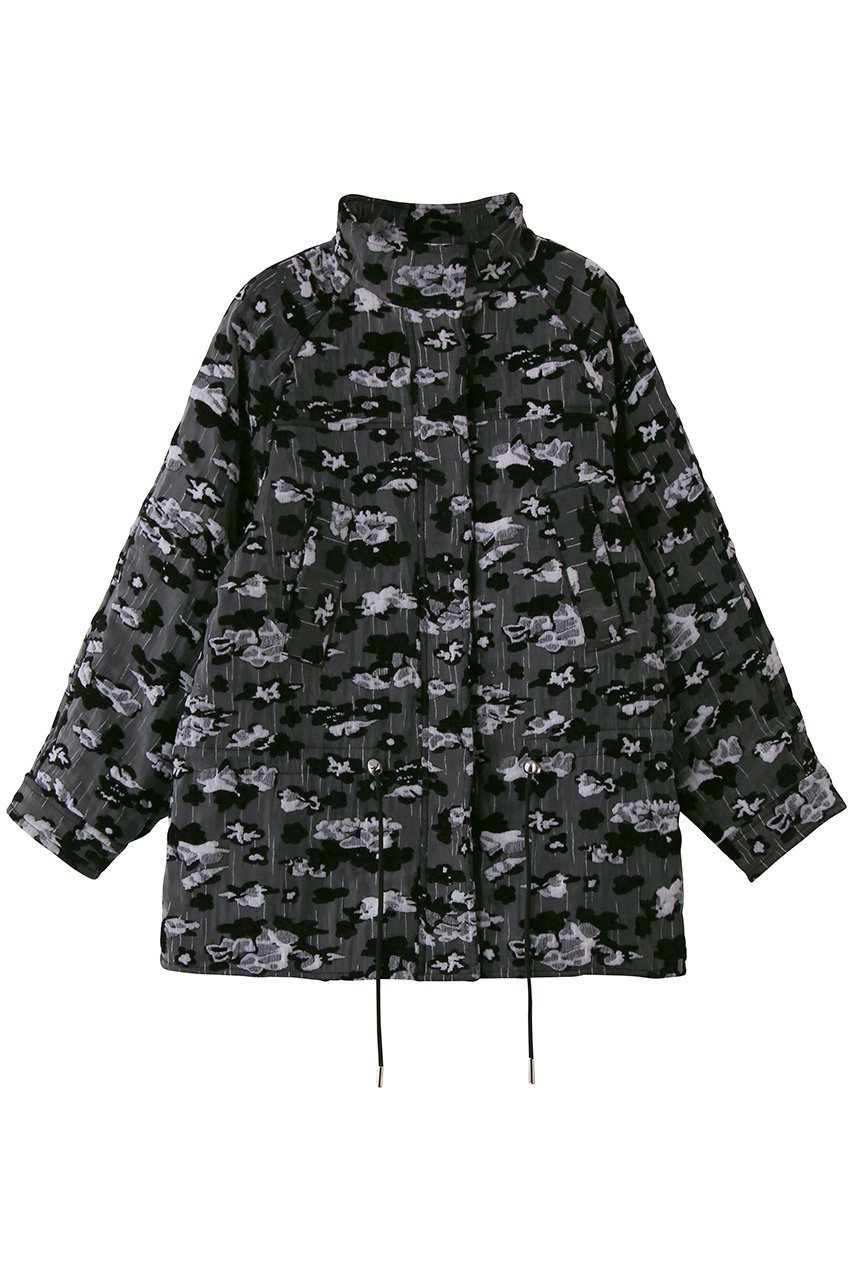 【メゾンスペシャル/MAISON SPECIAL】のJacquard Blouson/ジャガードブルゾン インテリア・キッズ・メンズ・レディースファッション・服の通販 founy(ファニー) ファッション Fashion レディースファッション Fashion for Women アウター Coat / Outerwear Collection レディースジャケット・軽アウター Jackets ブルゾンジャケット・スポーティアウター Blouson Jackets インナー Innerwear シアー Sheer, See-Through ジャカード/ジャガード Jacquard, Woven Pattern ジャケット Jacket, Outerwear トレンド Trend, Trending Now ドローストリング Drawstring, Pull Cord バランス Balance, Style Balance フラワー Flower, Floral フロント Front, Front Design ブルゾン Blouson, Bomber Jacket 防寒 Cold Protection, Winter-Ready モチーフ Motif, Design Theme モノトーン Monotone, Black and White GRY(グレー)|ID: prp329100004648550 ipo3291000000035817024
