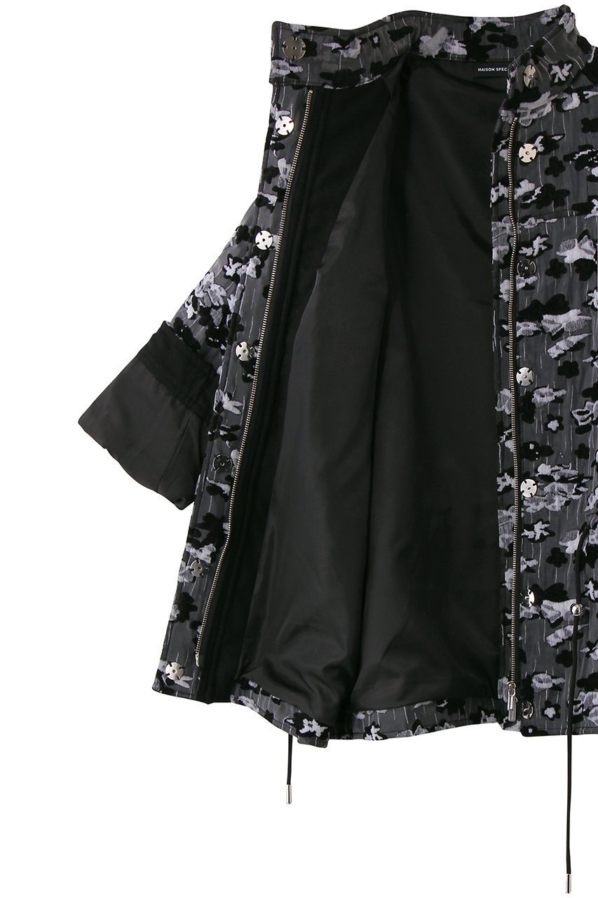 【メゾンスペシャル/MAISON SPECIAL】のJacquard Blouson/ジャガードブルゾン 人気、トレンドファッション・服の通販 founy(ファニー) ファッション Fashion レディースファッション Fashion for Women アウター Coat / Outerwear Collection レディースジャケット・軽アウター Jackets ブルゾンジャケット・スポーティアウター Blouson Jackets インナー Innerwear シアー Sheer, See-Through ジャカード/ジャガード Jacquard, Woven Pattern ジャケット Jacket, Outerwear トレンド Trend, Trending Now ドローストリング Drawstring, Pull Cord バランス Balance, Style Balance フラワー Flower, Floral フロント Front, Front Design ブルゾン Blouson, Bomber Jacket 防寒 Cold Protection, Winter-Ready モチーフ Motif, Design Theme モノトーン Monotone, Black and White other-6|ID: prp329100004648550 ipo3291000000035817031