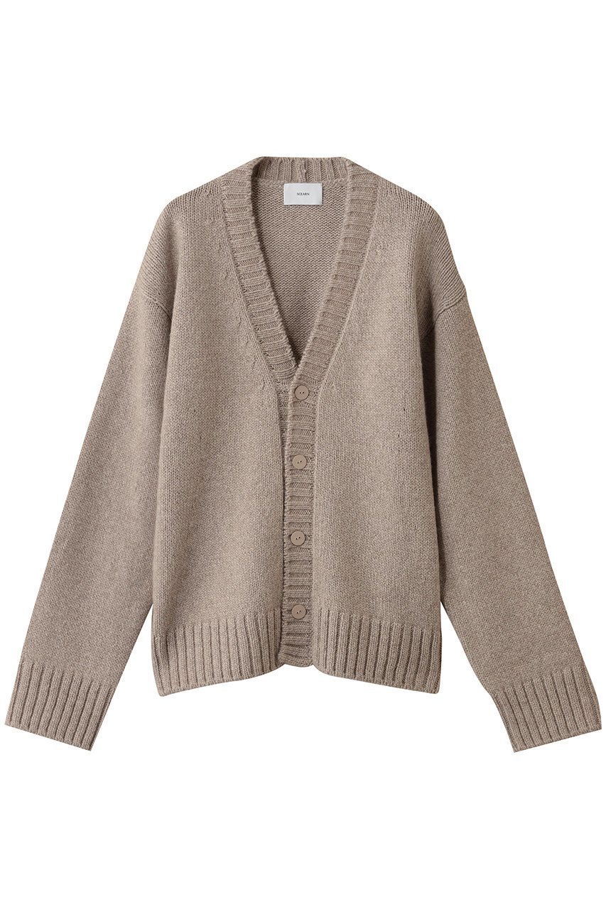 【セアン/SCEARN】のCASHMERE LOW-GAUGE KNIT CARDIGAN/ニットカーディガン 人気、トレンドファッション・服の通販 founy(ファニー) 　ファッション　Fashion　レディースファッション　Fashion for Women　トップス・カットソー　Cut & Sew Tops　ニット　Knit Tops & Sweaters　カーディガン・羽織り　Layered Style Cardigans　カジュアルプルオーバー・ニットトップス　Pullovers & Knit Tops / Casual Pullovers　カーディガン　Cardigan, Knitwear　シェイプ　Shape, Slim Fit　シンプル　Simple, Minimal　ボトム　Bottoms, Lower Wear　定番　Standard, Basic Item　 other-1|ID: prp329100004648551 ipo3291000000035967725