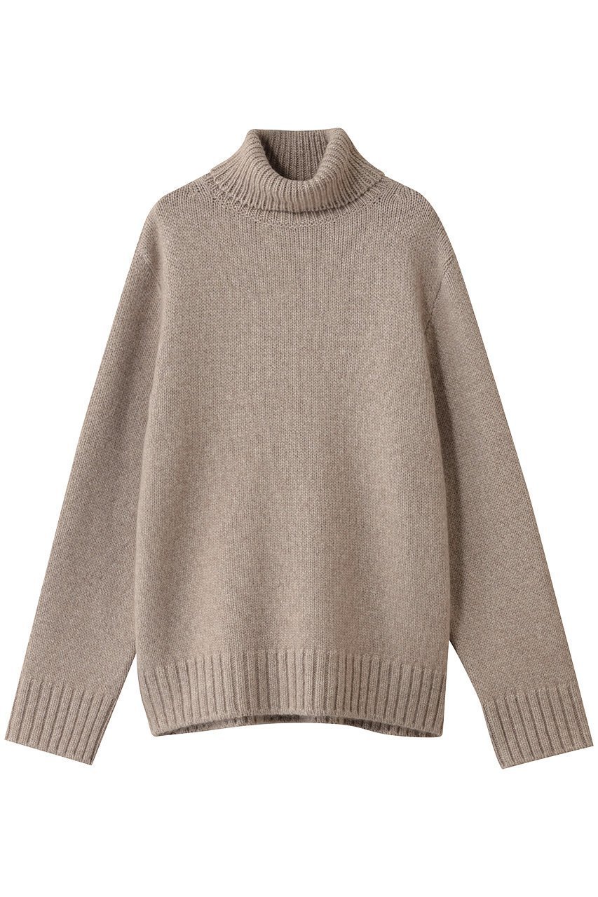 【セアン/SCEARN】のCASHMERE LOW-GAUGE KNIT/ニット インテリア・キッズ・メンズ・レディースファッション・服の通販 founy(ファニー) 　ファッション　Fashion　レディースファッション　Fashion for Women　トップス・カットソー　Cut & Sew Tops　ニット　Knit Tops & Sweaters　カジュアルプルオーバー・ニットトップス　Pullovers & Knit Tops / Casual Pullovers　2025年　2025　2025-2026秋冬・A/W　Autumn/Winter 2025–26 AW25–26　スラックス　Slacks, Dress Pants　タートル　Turtleneck, Turtle Collar　デニム　Denim, Jeans Material　リラックス　Relax, Relaxed Fit　定番　Standard, Basic Item　A/W・秋冬　Autumn/Winter　Taupe|ID: prp329100004648552 ipo3291000000033562618