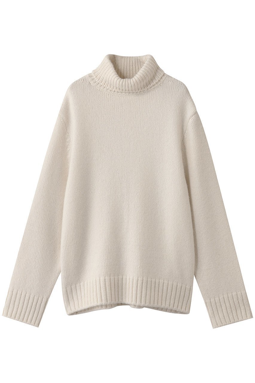 【セアン/SCEARN】のCASHMERE LOW-GAUGE KNIT/ニット インテリア・キッズ・メンズ・レディースファッション・服の通販 founy(ファニー) 　ファッション　Fashion　レディースファッション　Fashion for Women　トップス・カットソー　Cut & Sew Tops　ニット　Knit Tops & Sweaters　カジュアルプルオーバー・ニットトップス　Pullovers & Knit Tops / Casual Pullovers　スラックス　Slacks, Dress Pants　タートル　Turtleneck, Turtle Collar　デニム　Denim, Jeans Material　リラックス　Relax, Relaxed Fit　定番　Standard, Basic Item　Ecru|ID: prp329100004648552 ipo3291000000036126518