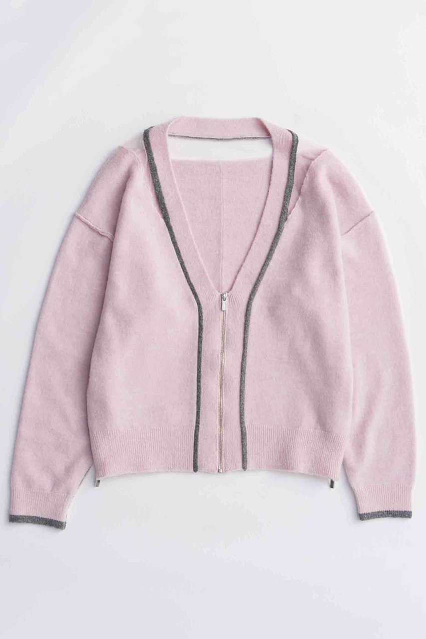 【メゾンスペシャル/MAISON SPECIAL】のWith Stall Tulle Slit Cardigan/ストール付キチュールスリットカーディガン 人気、トレンドファッション・服の通販 founy(ファニー) 　ファッション　Fashion　レディースファッション　Fashion for Women　2025年　2025　2025-2026秋冬・A/W　Autumn/Winter 2025–26 AW25–26　カーディガン　Cardigan, Knitwear　ショルダー　Shoulder, Shoulder Strap　シンプル　Simple, Minimal　ジップ　Zip, Zipper　ストール　Stole, Wrap　チュール　Tulip, Tulip Motif　A/W・秋冬　Autumn/Winter　other-2|ID: prp329100004648553 ipo3291000000033562627