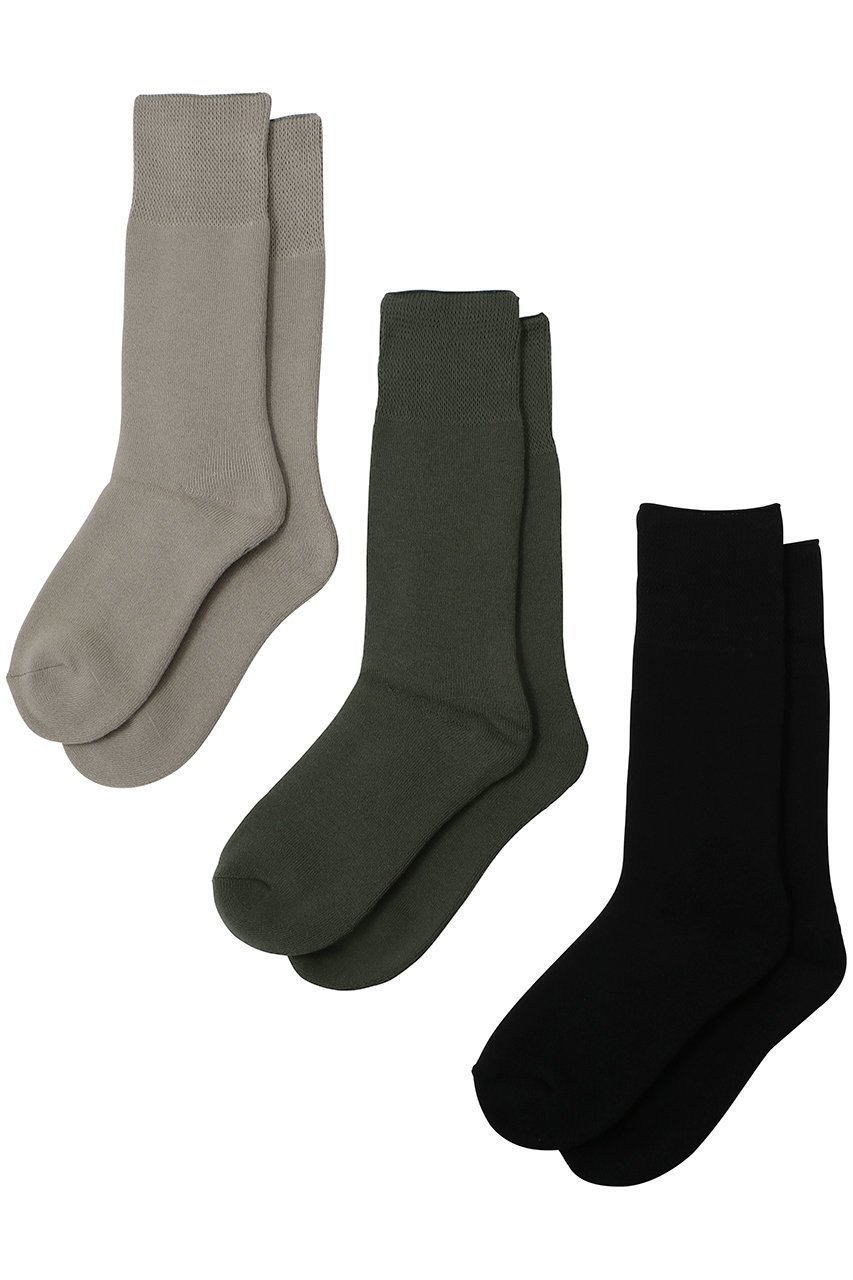 【グラフペーパー/Graphpaper】のGraphpaper 3-Pack Socks インテリア・キッズ・メンズ・レディースファッション・服の通販 founy(ファニー) 　ファッション　Fashion　レディースファッション　Fashion for Women　ソックス&靴下　Socks & Hosiery　レッグウェア・ストッキング　Legwear & Hosiery　ソックス　Socks, Hosiery　フィット　Fit, Slim Fit　アソート|ID: prp329100004649076 ipo3291000000035753566