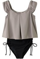 【レイール/Reir】の【San-ai Resort】ワンピ見えビキニ 人気、トレンドファッション・服の通販 founy(ファニー) ファッション Fashion レディースファッション Fashion for Women 水着 Swimwear レディース水着・ビーチウェア Swimwear & Beachwear ギャザー Gathered, Ruffled スポーツ Sports, Activewear セパレート Separate, Two-Piece ビキニ Bikini, Two-Piece Swimsuit ビーチ Beach, Seaside フレア Flare, Flared リゾート Resort, Vacation Style リラックス Relax, Relaxed Fit ワイヤー Wire, Wired Bra 新作・新入荷 New Arrivals / New In 水着 Swimsuit, Swimwear |ID:prp329100004649082