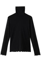 【ジェイドット/j.】のストレッチオーガンジーハイネックトップス ブラック|ID: prp329100004649092 ipo3291000000035753637