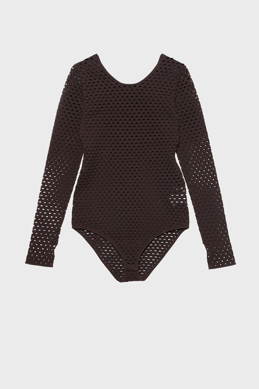 【スタニングルアー/STUNNING LURE】のrメッシュロングスリーブボディスーツ インテリア・キッズ・メンズ・レディースファッション・服の通販 founy(ファニー) ファッション Fashion レディースファッション Fashion for Women トップス・カットソー Cut & Sew Tops シャツ・ブラウス・オフィスカジュアル Elegant Blouses & Button-Ups ロングTシャツ・Tシャツ Longline T-Shirts & Tees カットソー・ベーシックTシャツ Cut-and-Sewn Tops / Stretch Tees & Basics ストレッチ Stretch, Stretchy Fabric スリーブ Sleeve, Long Sleeve / Short Sleeve スーツ Suit, Formalwear フィット Fit, Slim Fit メッシュ Mesh, Net Fabric ロング Long, Long-Length ダークブラウン|ID: prp329100004649093 ipo3291000000034091444