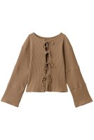 【ウーア/Uhr】のフロントリボンカーディガン 人気、トレンドファッション・服の通販 founy(ファニー) ファッション Fashion レディースファッション Fashion for Women トップス・カットソー Cut & Sew Tops カーディガン・羽織り Layered Style Cardigans シャツ・ブラウス・オフィスカジュアル Elegant Blouses & Button-Ups ロングTシャツ・Tシャツ Longline T-Shirts & Tees カットソー・ベーシックTシャツ Cut-and-Sewn Tops / Stretch Tees & Basics カーディガン Cardigan, Knitwear コンパクト Compact, Small Size スリーブ Sleeve, Long Sleeve / Short Sleeve デニム Denim, Jeans Material フレア Flare, Flared フロント Front, Front Design リボン Ribbon, Bow |ID:prp329100004649098