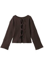 【ウーア/Uhr】のフロントリボンカーディガン 人気、トレンドファッション・服の通販 founy(ファニー) ファッション Fashion レディースファッション Fashion for Women トップス・カットソー Cut & Sew Tops カーディガン・羽織り Layered Style Cardigans シャツ・ブラウス・オフィスカジュアル Elegant Blouses & Button-Ups ロングTシャツ・Tシャツ Longline T-Shirts & Tees カットソー・ベーシックTシャツ Cut-and-Sewn Tops / Stretch Tees & Basics カーディガン Cardigan, Knitwear コンパクト Compact, Small Size スリーブ Sleeve, Long Sleeve / Short Sleeve デニム Denim, Jeans Material フレア Flare, Flared フロント Front, Front Design リボン Ribbon, Bow thumbnail ダークブラウン|ID: prp329100004649098 ipo3291000000036101481