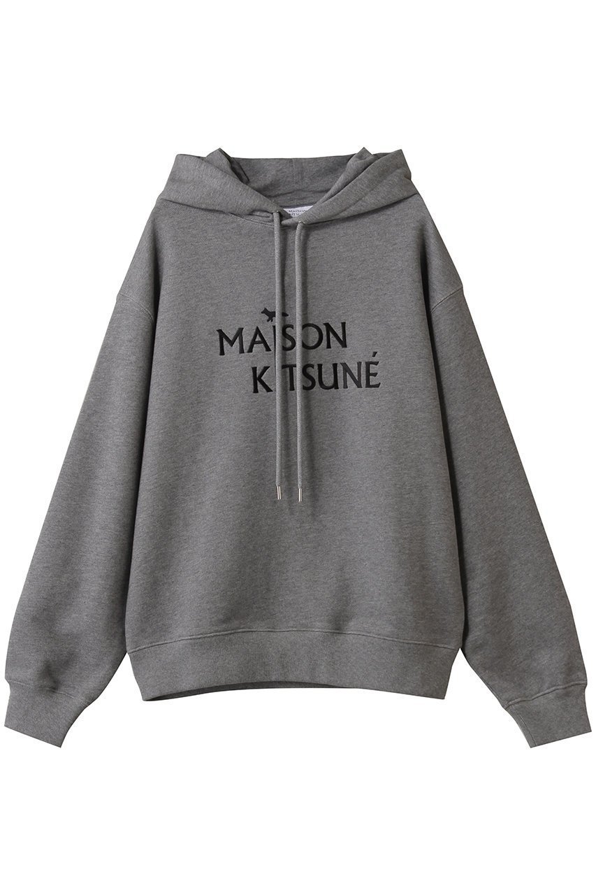 【メゾン キツネ/MAISON KITSUNE / MEN】の【MEN】MAISON KITSUNE PILLAR コンフォート フーディー インテリア・キッズ・メンズ・レディースファッション・服の通販 founy(ファニー) 　ファッション　Fashion　メンズファッション　Fashion for Men　トップス・カットソー　Cut & Sew Tops　パーカー・フーディー / カジュアルコーデ　Hoodies & Parkas　メンズシャツ　Shirts　2025年　2025　2025-2026秋冬・A/W　Autumn/Winter 2025–26 AW25–26　フィット　Fit, Slim Fit　フロント　Front, Front Design　リラックス　Relax, Relaxed Fit　A/W・秋冬　Autumn/Winter　ミディアムグレーメランジ|ID: prp329100004649100 ipo3291000000033575870