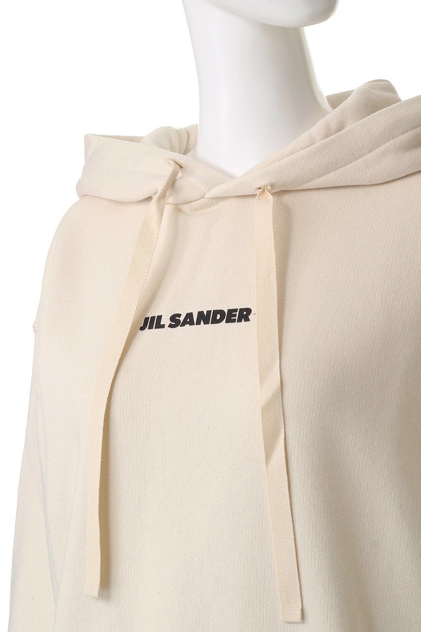 【ジル サンダー/JIL SANDER】の【JIL SANDER+】フーディー スウェットシャツ 人気、トレンドファッション・服の通販 founy(ファニー) 　ファッション　Fashion　レディースファッション　Fashion for Women　トップス・カットソー　Cut & Sew Tops　シャツ・ブラウス・オフィスカジュアル　Elegant Blouses & Button-Ups　レディースパーカー・カジュアルフーディー　Casual Hoodies & Sweatshirts　ロングTシャツ・Tシャツ　Longline T-Shirts & Tees　スウェット・クルーネックトップス　Sweatshirts & Crewnecks / Relaxed Fit Sweat Tops　カットソー・ベーシックTシャツ　Cut-and-Sewn Tops / Stretch Tees & Basics　2025年　2025　2025-2026秋冬・A/W　Autumn/Winter 2025–26 AW25–26　シンプル　Simple, Minimal　フロント　Front, Front Design　ボトム　Bottoms, Lower Wear　ワイド　Wide, Wide Fit　定番　Standard, Basic Item　A/W・秋冬　Autumn/Winter　other-5|ID: prp329100004649102 ipo3291000000033575887