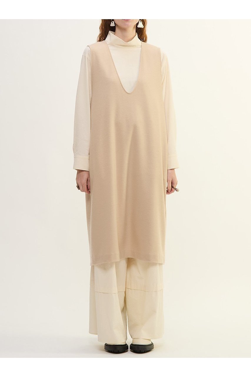 【プレインピープル/PLAIN PEOPLE】のダンボールジャージ/ミルドジャージUネックジャンパースカート 人気、トレンドファッション・服の通販 founy(ファニー) 　ファッション　Fashion　レディースファッション　Fashion for Women　スカート　Skirts　ワンピース　Dresses　2025年　2025　2025-2026秋冬・A/W　Autumn/Winter 2025–26 AW25–26　おすすめ　Recommended / Our Picks　なめらか　Smooth, Silky Texture　カットソー　Cut and Sewn Top　ストレート　Straight, Straight Cut　チュニック　Tunic, Long Top　ロング　Long, Long-Length　A/W・秋冬　Autumn/Winter　 other-1|ID: prp329100004649103 ipo3291000000033575888