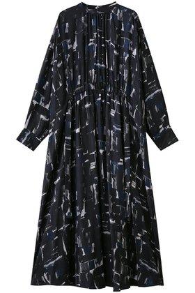 【サクラ/SACRA】 ブラッシュペインティングワンピース人気、トレンドファッション・服の通販 founy(ファニー) ファッション Fashion レディースファッション Fashion for Women ワンピース Dresses チュニック Tunic Tops & Dresses チュニック Tunic, Long Top ドレープ Drape, Draping Fabric プリント Print, Printed Pattern リボン Ribbon, Bow ロング Long, Long-Length エレガント 上品 Elegant |ID:prp329100004649105