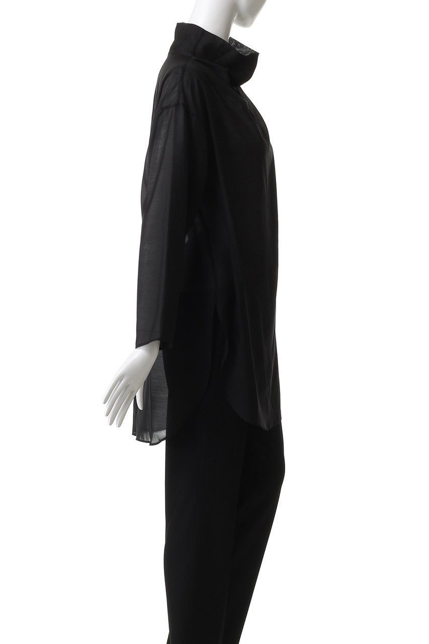 【ジェイドット/j.】のドレープハイネックシャツブラウス 人気、トレンドファッション・服の通販 founy(ファニー) 　ファッション　Fashion　レディースファッション　Fashion for Women　トップス・カットソー　Cut & Sew Tops　シャツ・ブラウス・オフィスカジュアル　Elegant Blouses & Button-Ups　カーディガン　Cardigan, Knitwear　キャミソール　Camisole, Spaghetti Strap Top　シンプル　Simple, Minimal　スリーブ　Sleeve, Long Sleeve / Short Sleeve　ドレープ　Drape, Draping Fabric　ハイネック　High Neck, Mock Neck　ロング　Long, Long-Length　other-3|ID: prp329100004649108 ipo3291000000036004439