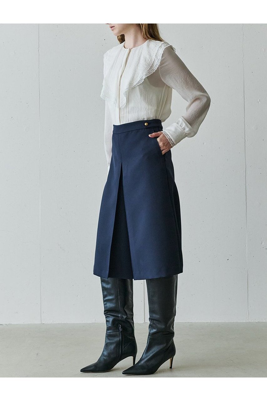 【ジェイドット/j.】のトリアセジョーゼットブラウス 人気、トレンドファッション・服の通販 founy(ファニー) 　ファッション　Fashion　レディースファッション　Fashion for Women　トップス・カットソー　Cut & Sew Tops　シャツ・ブラウス・オフィスカジュアル　Elegant Blouses & Button-Ups　シルク　Silk, 100% Silk　スタンド　Stand Collar, Upright Stand　スリーブ　Sleeve, Long Sleeve / Short Sleeve　フリル　Frill, Ruffle　リュクス　Luxury, Elegant, High-End, Chic　ロング　Long, Long-Length　エレガント 上品　Elegant　新作・新入荷　New Arrivals / New In　other-7|ID: prp329100004649112 ipo3291000000033575959