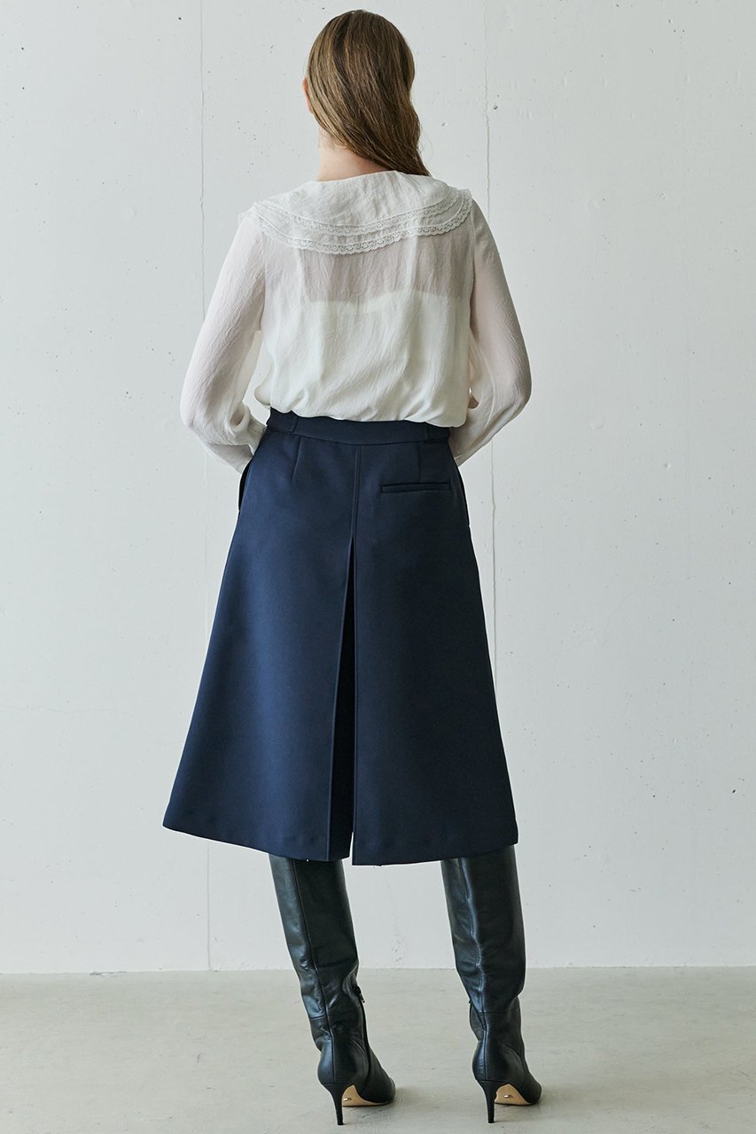 【ジェイドット/j.】のトリアセジョーゼットブラウス 人気、トレンドファッション・服の通販 founy(ファニー) 　ファッション　Fashion　レディースファッション　Fashion for Women　トップス・カットソー　Cut & Sew Tops　シャツ・ブラウス・オフィスカジュアル　Elegant Blouses & Button-Ups　シルク　Silk, 100% Silk　スタンド　Stand Collar, Upright Stand　スリーブ　Sleeve, Long Sleeve / Short Sleeve　フリル　Frill, Ruffle　リュクス　Luxury, Elegant, High-End, Chic　ロング　Long, Long-Length　エレガント 上品　Elegant　other-8|ID: prp329100004649112 ipo3291000000036907996