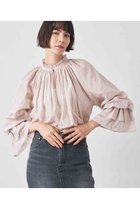 【ウィムガゼット/Whim Gazette】のカフスギャザーブラウス 人気、トレンドファッション・服の通販 founy(ファニー) ファッション Fashion レディースファッション Fashion for Women トップス・カットソー Cut & Sew Tops シャツ・ブラウス・オフィスカジュアル Elegant Blouses & Button-Ups カフス Cuff Design ギャザー Gathered, Ruffled スリーブ Sleeve, Long Sleeve / Short Sleeve フリル Frill, Ruffle ベビー Baby, Babywear ロング Long, Long-Length エレガント 上品 Elegant thumbnail ベビーピンク|ID: prp329100004649116 ipo3291000000036101528