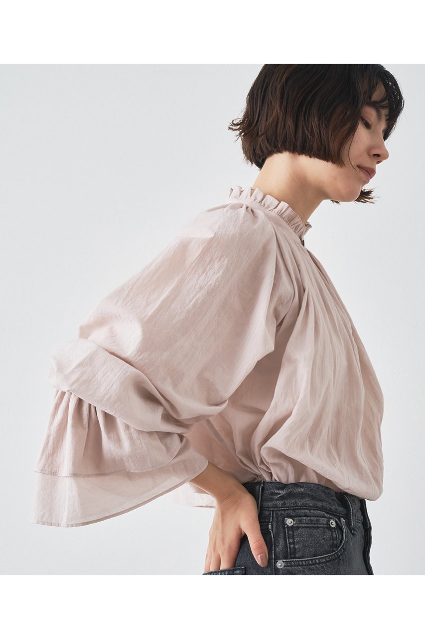 【ウィムガゼット/Whim Gazette】のカフスギャザーブラウス 人気、トレンドファッション・服の通販 founy(ファニー) ファッション Fashion レディースファッション Fashion for Women トップス・カットソー Cut & Sew Tops シャツ・ブラウス・オフィスカジュアル Elegant Blouses & Button-Ups カフス Cuff Design ギャザー Gathered, Ruffled スリーブ Sleeve, Long Sleeve / Short Sleeve フリル Frill, Ruffle ベビー Baby, Babywear ロング Long, Long-Length エレガント 上品 Elegant other-3|ID: prp329100004649116 ipo3291000000036101530