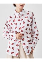 【ウィムガゼット/Whim Gazette】のリップシャツ 人気、トレンドファッション・服の通販 founy(ファニー) ファッション Fashion レディースファッション Fashion for Women トップス・カットソー Cut & Sew Tops シャツ・ブラウス・オフィスカジュアル Elegant Blouses & Button-Ups 2025年 2025 2025-2026秋冬・A/W Autumn/Winter 2025–26 AW25–26 おすすめ Recommended / Our Picks シルク Silk, 100% Silk ジャケット Jacket, Outerwear スウェット / スエット Sweatshirt, Sweatwear スマート Smart, Elegant スリーブ Sleeve, Long Sleeve / Short Sleeve プリント Print, Printed Pattern ベーシック Basic, Essential リップ Lip, Lip Motif ロング Long, Long-Length A/W・秋冬 Autumn/Winter thumbnail オフホワイト|ID: prp329100004649118 ipo3291000000033575993