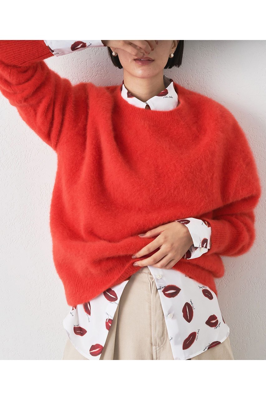 【ウィムガゼット/Whim Gazette】のリップシャツ 人気、トレンドファッション・服の通販 founy(ファニー) 　ファッション　Fashion　レディースファッション　Fashion for Women　トップス・カットソー　Cut & Sew Tops　シャツ・ブラウス・オフィスカジュアル　Elegant Blouses & Button-Ups　2025年　2025　2025-2026秋冬・A/W　Autumn/Winter 2025–26 AW25–26　おすすめ　Recommended / Our Picks　シルク　Silk, 100% Silk　ジャケット　Jacket, Outerwear　スウェット / スエット　Sweatshirt, Sweatwear　スマート　Smart, Elegant　スリーブ　Sleeve, Long Sleeve / Short Sleeve　プリント　Print, Printed Pattern　ベーシック　Basic, Essential　リップ　Lip, Lip Motif　ロング　Long, Long-Length　A/W・秋冬　Autumn/Winter　other-6|ID: prp329100004649118 ipo3291000000033576000