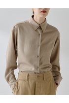 【ウィムガゼット/Whim Gazette】のトロミシャツ 人気、トレンドファッション・服の通販 founy(ファニー) ファッション Fashion レディースファッション Fashion for Women トップス・カットソー Cut & Sew Tops シャツ・ブラウス・オフィスカジュアル Elegant Blouses & Button-Ups 2025年 2025 2025-2026秋冬・A/W Autumn/Winter 2025–26 AW25–26 とろみ Fluid, Flowy Fabric なめらか Smooth, Silky Texture クラシック Classic, Timeless Style スリーブ Sleeve, Long Sleeve / Short Sleeve ドレープ Drape, Draping Fabric ベーシック Basic, Essential モダン Modern, Contemporary ロング Long, Long-Length ヴィンテージ Vintage Style エレガント 上品 Elegant A/W・秋冬 Autumn/Winter thumbnail ベージュ|ID: prp329100004649120 ipo3291000000033576009