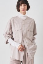 【ウィムガゼット/Whim Gazette】のセイヒンゾメヨーク切替シャツ 人気、トレンドファッション・服の通販 founy(ファニー) ファッション Fashion レディースファッション Fashion for Women トップス・カットソー Cut & Sew Tops シャツ・ブラウス・オフィスカジュアル Elegant Blouses & Button-Ups スマート Smart, Elegant スリーブ Sleeve, Long Sleeve / Short Sleeve ドレープ Drape, Draping Fabric ヨーク Yoke, Yoke Design ロング Long, Long-Length 切替 Switching, Contrast Panel thumbnail ピンクベージュ|ID: prp329100004649122 ipo3291000000035625701