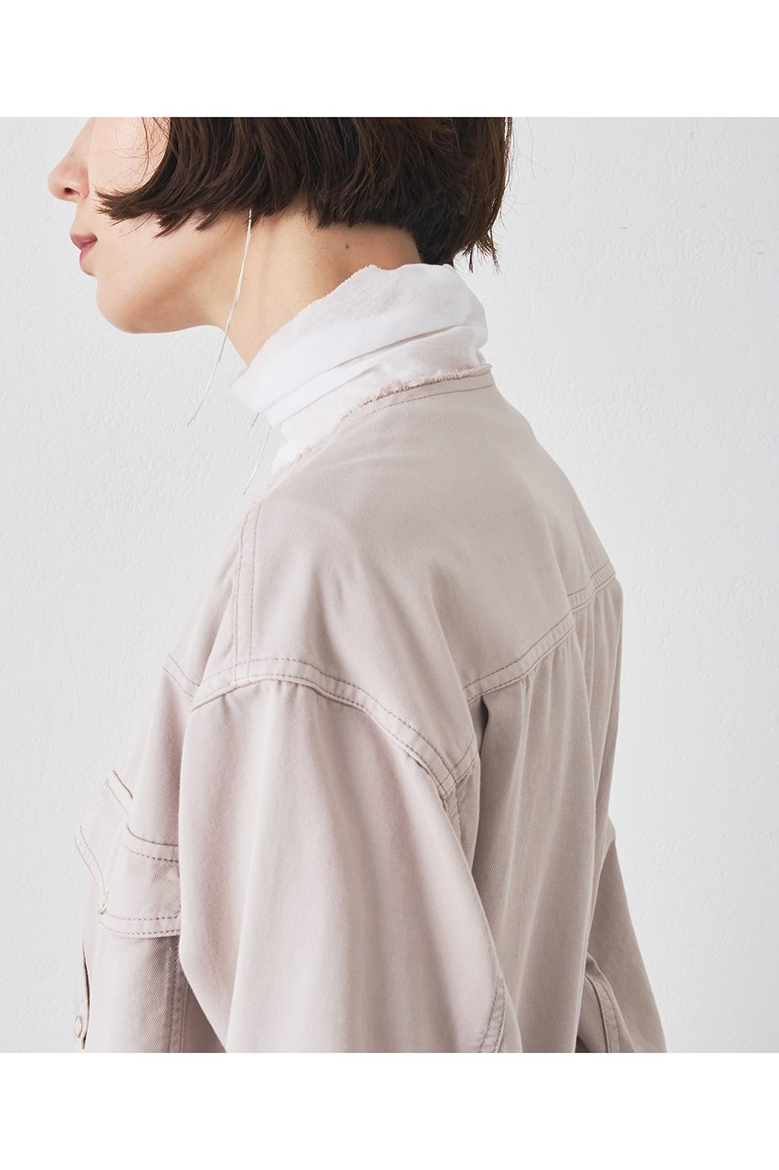 【ウィムガゼット/Whim Gazette】のセイヒンゾメヨーク切替シャツ 人気、トレンドファッション・服の通販 founy(ファニー) 　ファッション　Fashion　レディースファッション　Fashion for Women　トップス・カットソー　Cut & Sew Tops　シャツ・ブラウス・オフィスカジュアル　Elegant Blouses & Button-Ups　スマート　Smart, Elegant　スリーブ　Sleeve, Long Sleeve / Short Sleeve　ドレープ　Drape, Draping Fabric　ヨーク　Yoke, Yoke Design　ロング　Long, Long-Length　切替　Switching, Contrast Panel　other-6|ID: prp329100004649122 ipo3291000000035625707