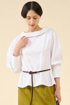 【マルティニーク/martinique】のボートネックブラウス 人気、トレンドファッション・服の通販 founy(ファニー) ファッション Fashion レディースファッション Fashion for Women トップス・カットソー Cut & Sew Tops シャツ・ブラウス・オフィスカジュアル Elegant Blouses & Button-Ups おすすめ Recommended / Our Picks カッティング Cutting Detail カーディガン Cardigan, Knitwear クラシック Classic, Timeless Style シンプル Simple, Minimal スリーブ Sleeve, Long Sleeve / Short Sleeve デコルテ Décolleté, Neckline ブロード Broadcloth, Fine Cotton ロング Long, Long-Length エレガント 上品 Elegant thumbnail ホワイト|ID: prp329100004649129 ipo3291000000036101553