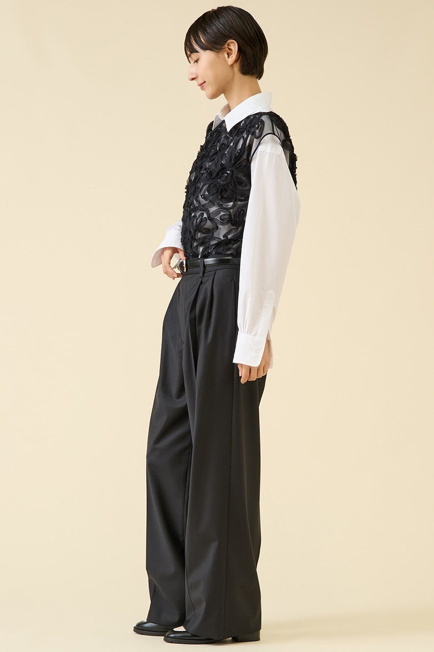 【マルティニーク/martinique】のテープ刺繍ブラウス 人気、トレンドファッション・服の通販 founy(ファニー) ファッション Fashion レディースファッション Fashion for Women トップス・カットソー Cut & Sew Tops キャミソール&ノースリーブ Camisoles & Sleeveless Tops シャツ・ブラウス・オフィスカジュアル Elegant Blouses & Button-Ups おすすめ Recommended / Our Picks キャミソール Camisole, Spaghetti Strap Top シフォン Chiffon, Lightweight Fabric スペシャル Special, Limited Edition セットアップ Set-Up, Coordinated Outfit タートル Turtleneck, Turtle Collar ノースリーブ Sleeveless, No-Sleeve ボタニカル Botanical, Floral Pattern 再入荷 Restock / Back in Stock 結婚式 Wedding other-5|ID: prp329100004649130 ipo3291000000036101567