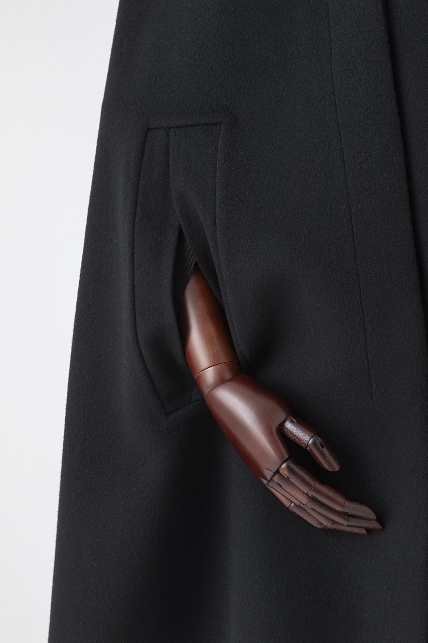 【オーヴィル/EAUVIRE】のSuper180 sマントコート 人気、トレンドファッション・服の通販 founy(ファニー) 　ファッション　Fashion　レディースファッション　Fashion for Women　アウター　Coat / Outerwear Collection　コート・ロングコート・ピーコート　Long Coats, Peacoats & More　アシンメトリー　Asymmetrical Style　スリット　Slit, Slit Detail　ハンド　Hand, Handmade　パウダー　Powder, Soft Tone　フレア　Flare, Flared　ロング　Long, Long-Length　日本製　Made In Japan　other-5|ID: prp329100004649134 ipo3291000000035652170