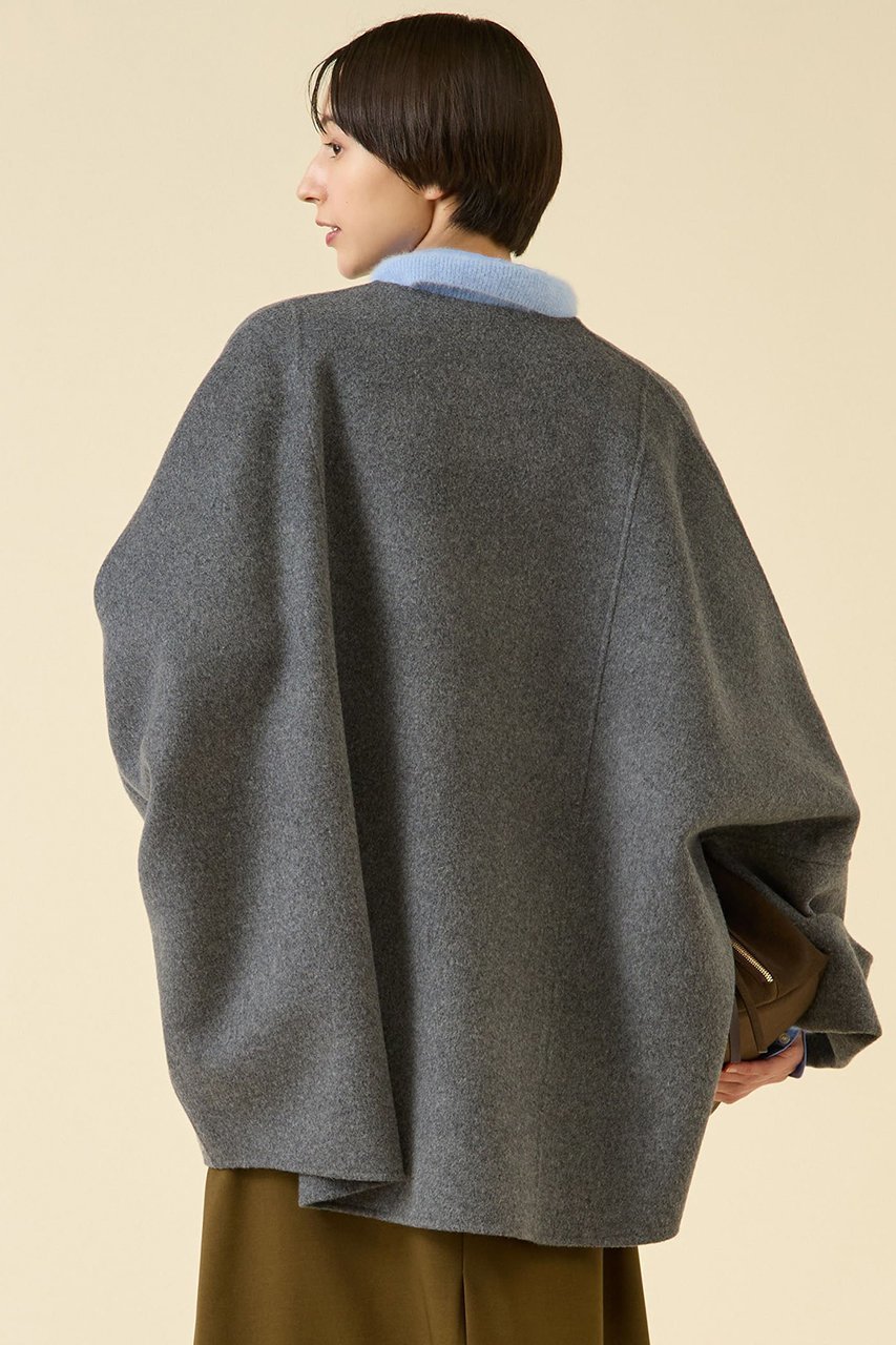 【マルティニーク/martinique】のウールリバーノーカラーコート 人気、トレンドファッション・服の通販 founy(ファニー) 　ファッション　Fashion　レディースファッション　Fashion for Women　アウター　Coat / Outerwear Collection　コート・ロングコート・ピーコート　Long Coats, Peacoats & More　2025年　2025　2025-2026秋冬・A/W　Autumn/Winter 2025–26 AW25–26　おすすめ　Recommended / Our Picks　ショート　Short, Short Length　ボトム　Bottoms, Lower Wear　ポンチョ　Poncho, Cape Style　A/W・秋冬　Autumn/Winter　other-3|ID: prp329100004649138 ipo3291000000033576159
