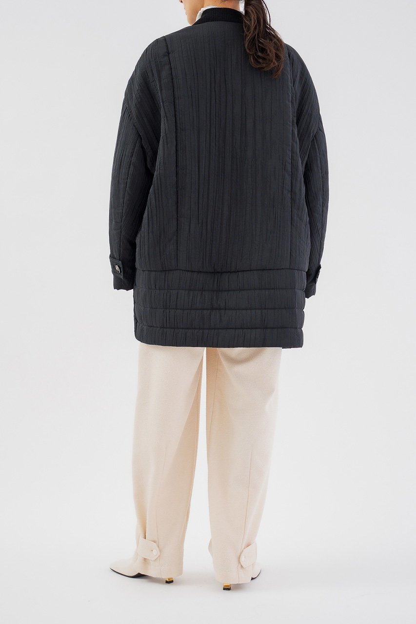 【スタニングルアー/STUNNING LURE】の【Waltz】パデッドショートコート 人気、トレンドファッション・服の通販 founy(ファニー) 　ファッション　Fashion　レディースファッション　Fashion for Women　アウター　Coat / Outerwear Collection　コート・ロングコート・ピーコート　Long Coats, Peacoats & More　ショート　Short, Short Length　スポーティ　Sporty, Casual Athletic　バランス　Balance, Style Balance　ポケット　Pocket, Pocket Detail　ランダム　Random, Irregular　ロング　Long, Long-Length　ワーク　Workwear, Utility Style　再入荷　Restock / Back in Stock　other-8|ID: prp329100004649139 ipo3291000000034091455