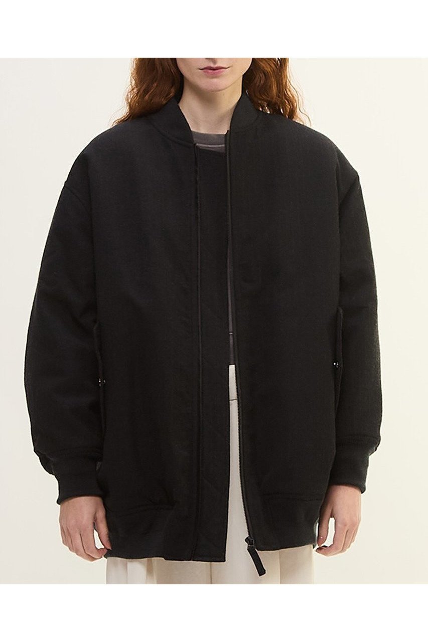【プレインピープル/PLAIN PEOPLE】のウールリネンヘリンボンMA-1型ブルゾン インテリア・キッズ・メンズ・レディースファッション・服の通販 founy(ファニー) 　ファッション　Fashion　レディースファッション　Fashion for Women　アウター　Coat / Outerwear Collection　レディースジャケット・軽アウター　Jackets　ブルゾンジャケット・スポーティアウター　Blouson Jackets　MA-1ジャケット　MA-1 Bomber Jackets / Flight Jackets　2025年　2025　2025-2026秋冬・A/W　Autumn/Winter 2025–26 AW25–26　シルク　Silk, 100% Silk　ジャケット　Jacket, Outerwear　ドレス　Dress, One-Piece　ネップ　Nepp, Slub Yarn　ブルゾン　Blouson, Bomber Jacket　リネン　Linen, Linen Fabric　ワッシャー　Washer, Crinkled Finish　A/W・秋冬　Autumn/Winter　チャコールグレー|ID: prp329100004649142 ipo3291000000033576193