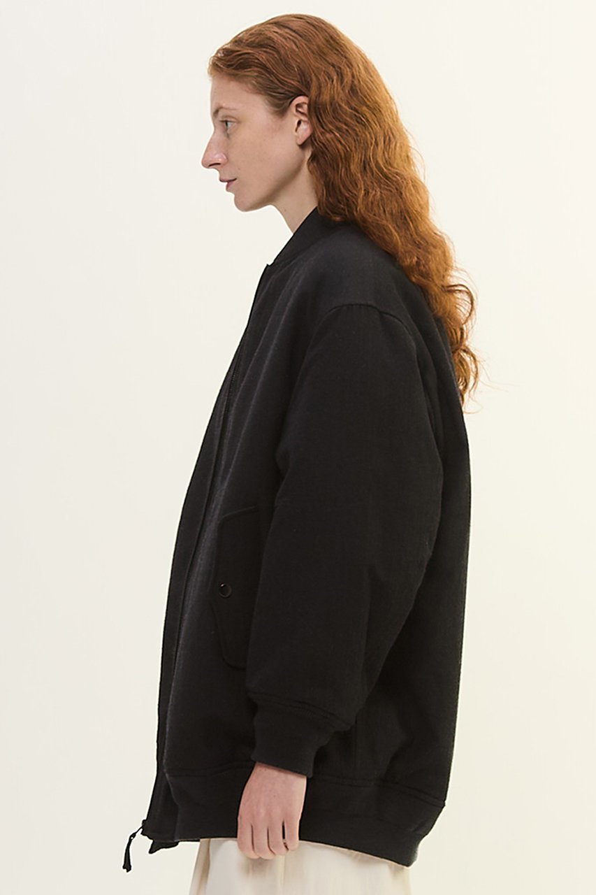 【プレインピープル/PLAIN PEOPLE】のウールリネンヘリンボンMA-1型ブルゾン 人気、トレンドファッション・服の通販 founy(ファニー) 　ファッション　Fashion　レディースファッション　Fashion for Women　アウター　Coat / Outerwear Collection　レディースジャケット・軽アウター　Jackets　ブルゾンジャケット・スポーティアウター　Blouson Jackets　MA-1ジャケット　MA-1 Bomber Jackets / Flight Jackets　シルク　Silk, 100% Silk　ジャケット　Jacket, Outerwear　ドレス　Dress, One-Piece　ネップ　Nepp, Slub Yarn　ブルゾン　Blouson, Bomber Jacket　リネン　Linen, Linen Fabric　ワッシャー　Washer, Crinkled Finish　other-2|ID: prp329100004649142 ipo3291000000036101583