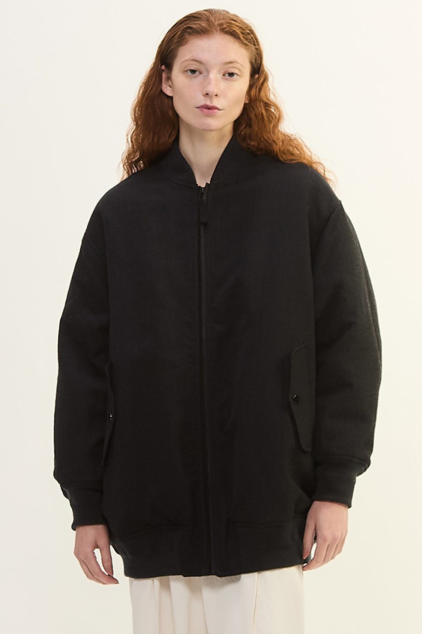 【プレインピープル/PLAIN PEOPLE】のウールリネンヘリンボンMA-1型ブルゾン 人気、トレンドファッション・服の通販 founy(ファニー) 　ファッション　Fashion　レディースファッション　Fashion for Women　アウター　Coat / Outerwear Collection　レディースジャケット・軽アウター　Jackets　ブルゾンジャケット・スポーティアウター　Blouson Jackets　MA-1ジャケット　MA-1 Bomber Jackets / Flight Jackets　シルク　Silk, 100% Silk　ジャケット　Jacket, Outerwear　ドレス　Dress, One-Piece　ネップ　Nepp, Slub Yarn　ブルゾン　Blouson, Bomber Jacket　リネン　Linen, Linen Fabric　ワッシャー　Washer, Crinkled Finish　other-7|ID: prp329100004649142 ipo3291000000036101588