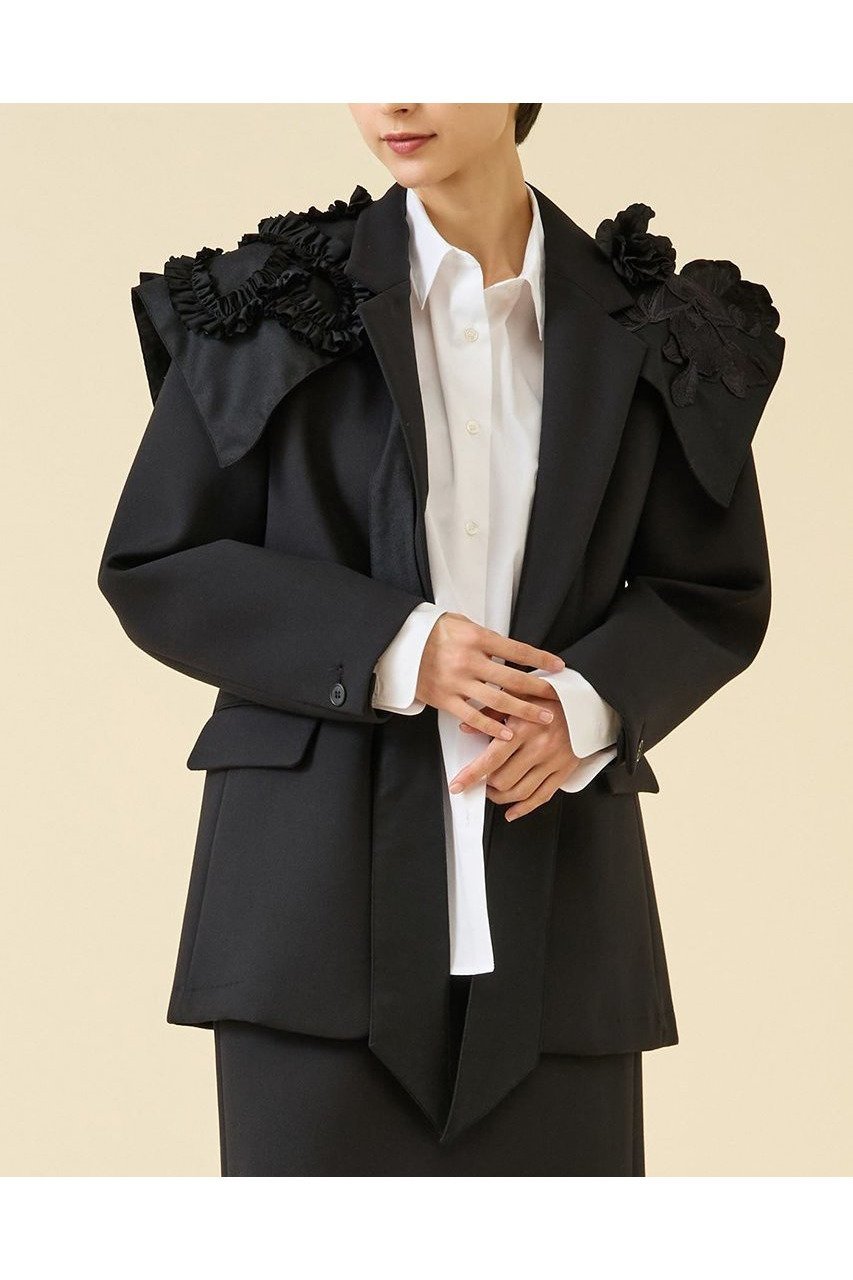【マルティニーク/martinique】のボンディングジャケット インテリア・キッズ・メンズ・レディースファッション・服の通販 founy(ファニー) 　ファッション　Fashion　レディースファッション　Fashion for Women　アウター　Coat / Outerwear Collection　レディースジャケット・軽アウター　Jackets　2025年　2025　2025-2026秋冬・A/W　Autumn/Winter 2025–26 AW25–26　おすすめ　Recommended / Our Picks　ジャケット　Jacket, Outerwear　スタンダード　Standard, Basic　スラックス　Slacks, Dress Pants　タイトスカート　Pencil Skirt, Tight Skirt　ツイル　Twist, Twisted Detail　デニム　Denim, Jeans Material　フォルム　Silhouette, Form　ボンディング　Bonding, Bonded Fabric　ロング　Long, Long-Length　今季　This Season, Current Season　A/W・秋冬　Autumn/Winter　ブラック|ID: prp329100004649143 ipo3291000000033576202