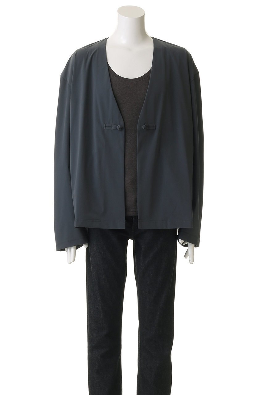 【メゾン ミハラヤスヒロ/Maison MIHARA YASUHIRO / MEN】の【MEN】【Mendrill × N.HOOLYWOOD】カラーレス ジャケット 人気、トレンドファッション・服の通販 founy(ファニー) 　ファッション　Fashion　メンズファッション　Fashion for Men　2025年　2025　2025-2026秋冬・A/W　Autumn/Winter 2025–26 AW25–26　コラボ　Collaboration, Collab　ショーツ　Shorts, Short Pants　ジャケット　Jacket, Outerwear　ストレッチ　Stretch, Stretchy Fabric　スラックス　Slacks, Dress Pants　デニム　Denim, Jeans Material　バランス　Balance, Style Balance　ブルゾン　Blouson, Bomber Jacket　A/W・秋冬　Autumn/Winter　other-8|ID: prp329100004649144 ipo3291000000033576219