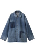 【ウーア/Uhr】の【Essentials】カバーオールジャケット 人気、トレンドファッション・服の通販 founy(ファニー) ファッション Fashion レディースファッション Fashion for Women アウター Coat / Outerwear Collection レディースジャケット・軽アウター Jackets ブルゾンジャケット・スポーティアウター Blouson Jackets ジャケット Jacket, Outerwear ブルゾン Blouson, Bomber Jacket ポケット Pocket, Pocket Detail ワーク Workwear, Utility Style thumbnail デニム|ID: prp329100004649146 ipo3291000000036101599