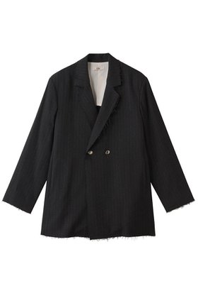 【ウーア/Uhr】のウールシルクストライプトジャケット 人気、トレンドファッション・服の通販 founy(ファニー) ファッション Fashion レディースファッション Fashion for Women アウター Coat / Outerwear Collection レディースジャケット・軽アウター Jackets シルク Silk, 100% Silk ジャケット Jacket, Outerwear ストライプ Stripe, Striped Pattern フォルム Silhouette, Form |ID:prp329100004649147