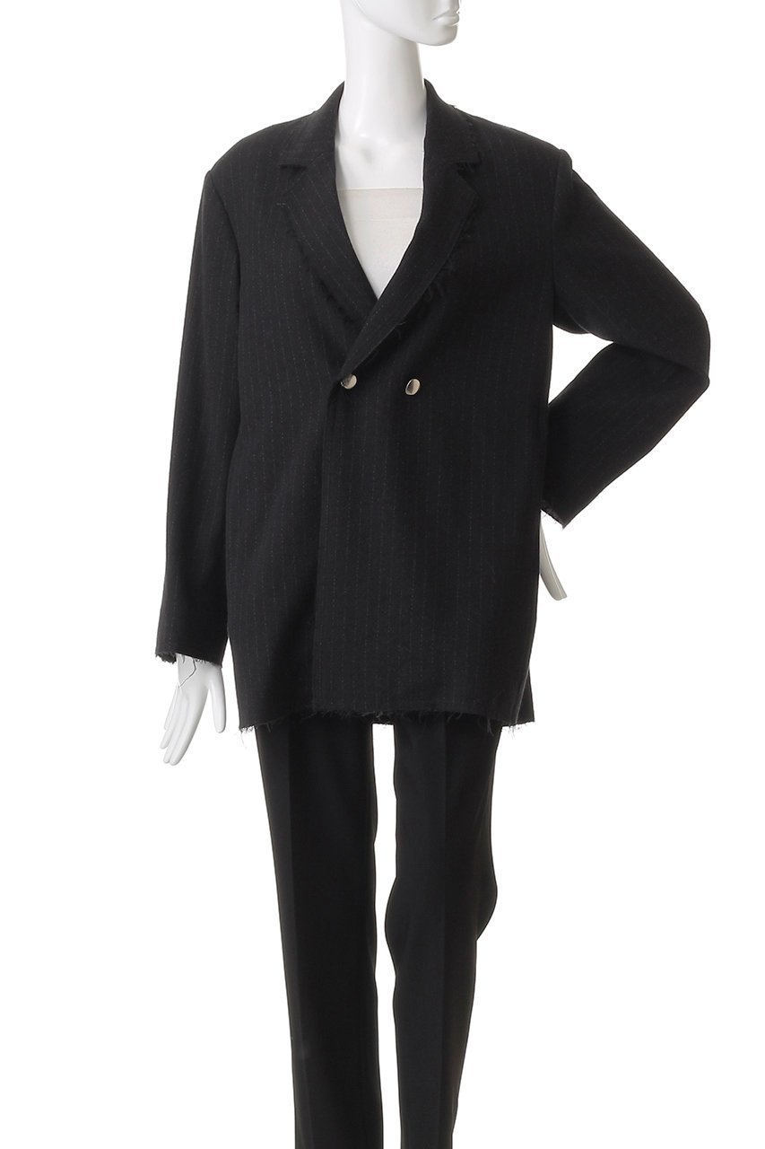 【ウーア/Uhr】のウールシルクストライプトジャケット 人気、トレンドファッション・服の通販 founy(ファニー) 　ファッション　Fashion　レディースファッション　Fashion for Women　アウター　Coat / Outerwear Collection　レディースジャケット・軽アウター　Jackets　シルク　Silk, 100% Silk　ジャケット　Jacket, Outerwear　ストライプ　Stripe, Striped Pattern　フォルム　Silhouette, Form　other-2|ID: prp329100004649147 ipo3291000000036101608