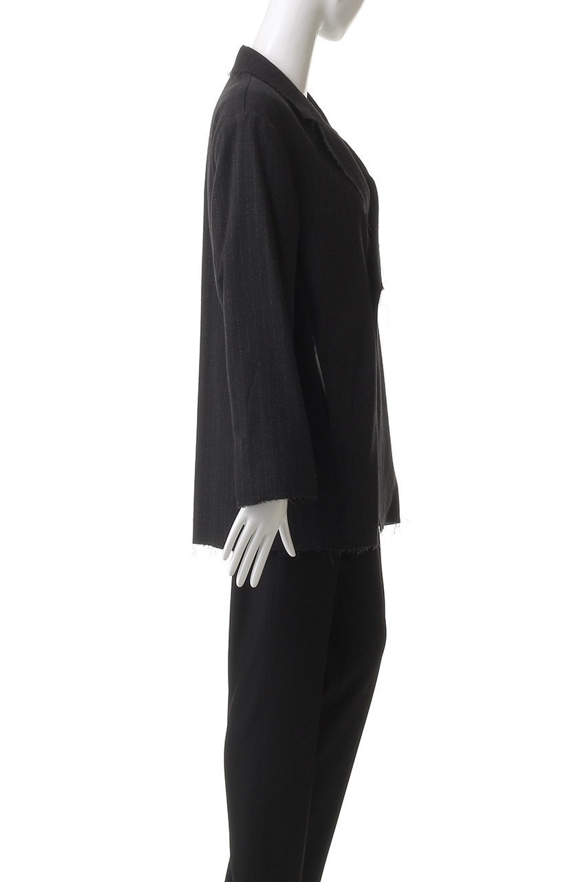 【ウーア/Uhr】のウールシルクストライプトジャケット 人気、トレンドファッション・服の通販 founy(ファニー) 　ファッション　Fashion　レディースファッション　Fashion for Women　アウター　Coat / Outerwear Collection　レディースジャケット・軽アウター　Jackets　シルク　Silk, 100% Silk　ジャケット　Jacket, Outerwear　ストライプ　Stripe, Striped Pattern　フォルム　Silhouette, Form　other-3|ID: prp329100004649147 ipo3291000000036101609