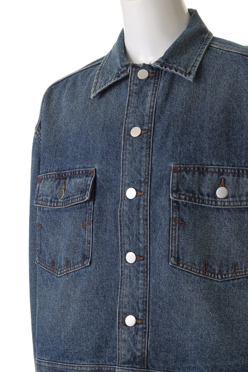 【エヌ.ハリウッド/N.HOOLYWOOD / MEN】の【MEN】【N.HOOLYWOOD COMPILE x Dickies】デニム ジャケット 人気、トレンドファッション・服の通販 founy(ファニー) 　ファッション　Fashion　メンズファッション　Fashion for Men　ジャケット　Jacket, Outerwear　デニム　Denim, Jeans Material　バランス　Balance, Style Balance　ブルゾン　Blouson, Bomber Jacket　ボックス　Boxy, Box Shape　other-5|ID: prp329100004649148 ipo3291000000036004449