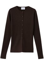 【スタニングルアー/STUNNING LURE】のrヤクコットンリブカーディガン ブラウン|ID: prp329100004649149 ipo3291000000034968680